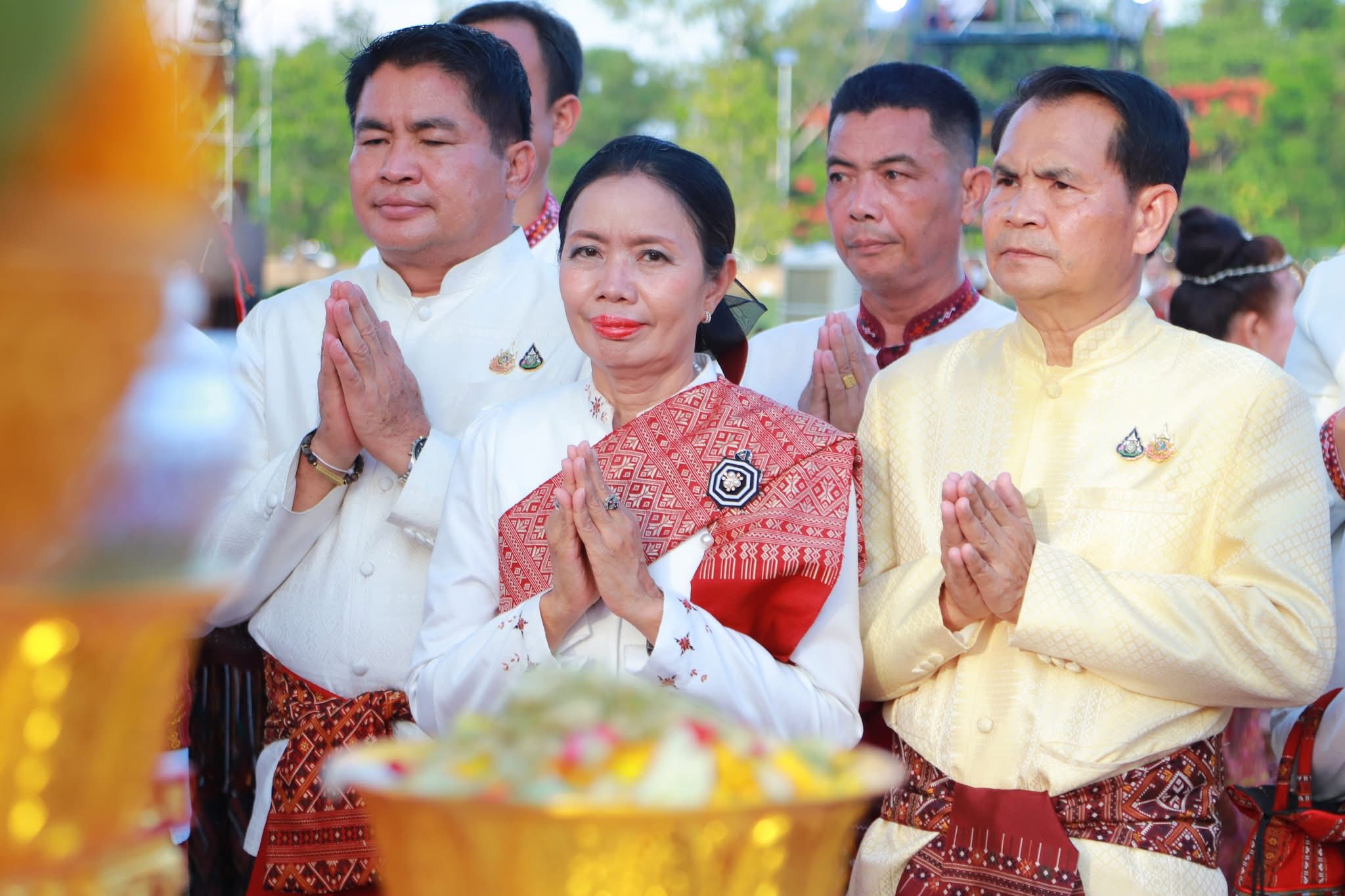 title - ส.ป.ก.กาฬสินธุ์ ร่วมพิธีเปิดงานเทศกาล “วิสาขปุณฺณมีปูชา” จังหวัดกาฬสินธุ์ ประจำปีงบประมาณ พ.ศ.2569